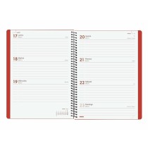 Agenda Finocam MY E10 Rouge A5 15,5 x 21,2 cm 2025