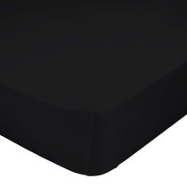 Fitted bottom sheet HappyFriday Black 160 x 200 x 32 cm