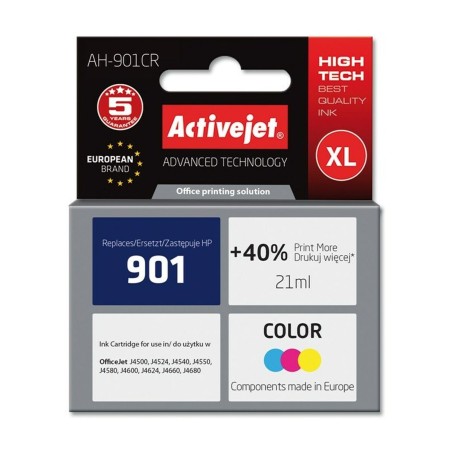 Original Ink Cartridge Activejet AH-901CR Cyan/Magenta/Yellow