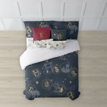 Housse de Couette Harry Potter Gold Multicouleur 175 Fils 140 x 200 cm Lit 1 persone