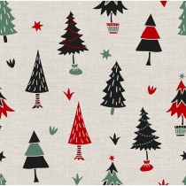 Fleckenabweisende geharzte Tischdecke Belum Merry Christmas Bunt 300 x 140 cm