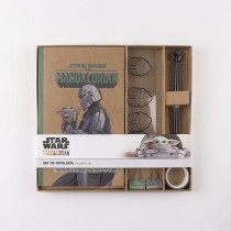 Papierwaren-Set The Mandalorian 10 Stücke grün