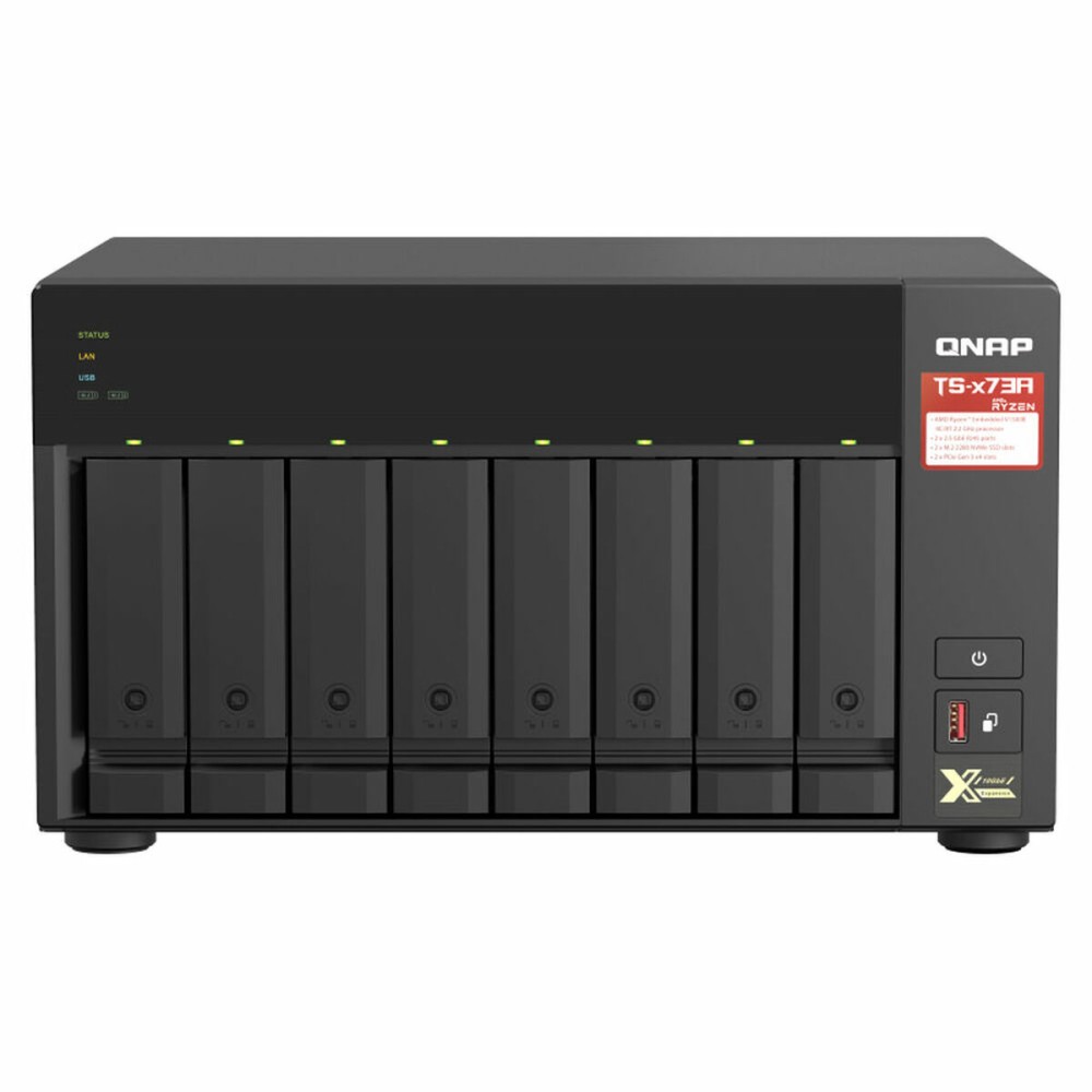 NAS-Netzwerk-Speicher Qnap TS-873A-8G           Schwarz