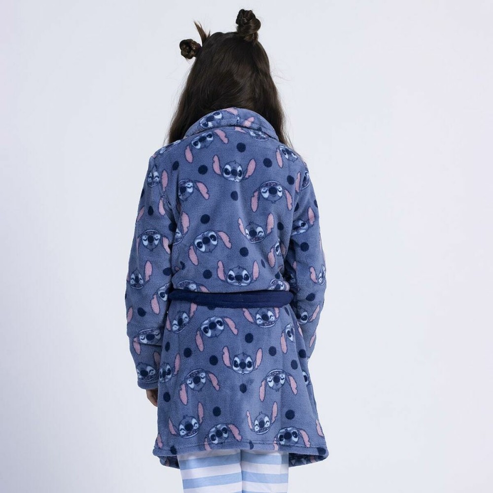 Children's Dressing Gown Stitch Blue