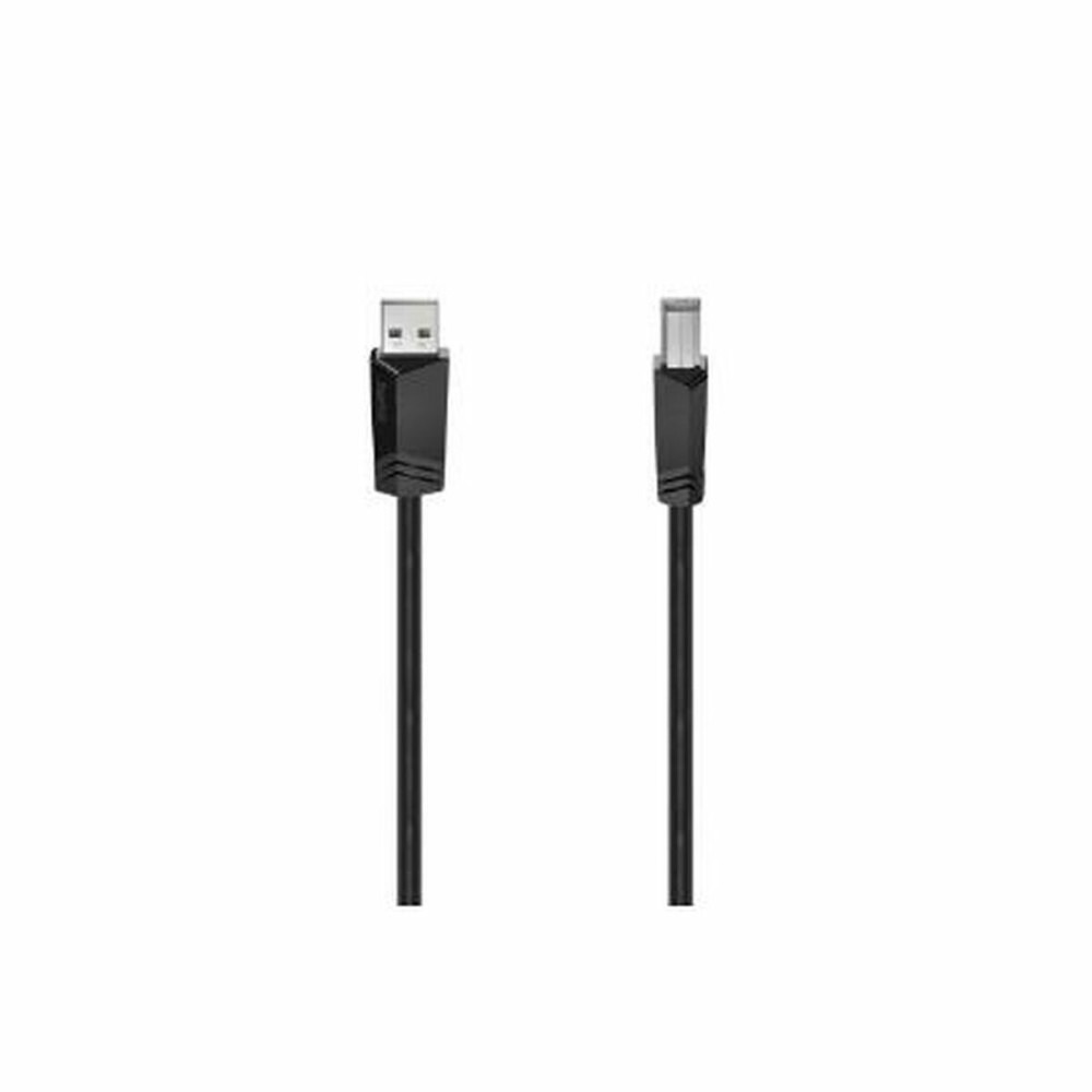 USB A zu USB-B-Kabel Hama 00200603 3 m Schwarz