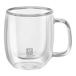 Ensemble de 2 tasses à café Zwilling 39500-110 Verre Borosilicaté 80 ml Transparent 2 Pièces (2 Unités)