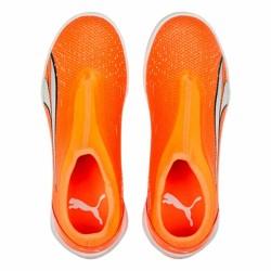 Childrens Football Boots Puma Ultra Match Ll It + Orange