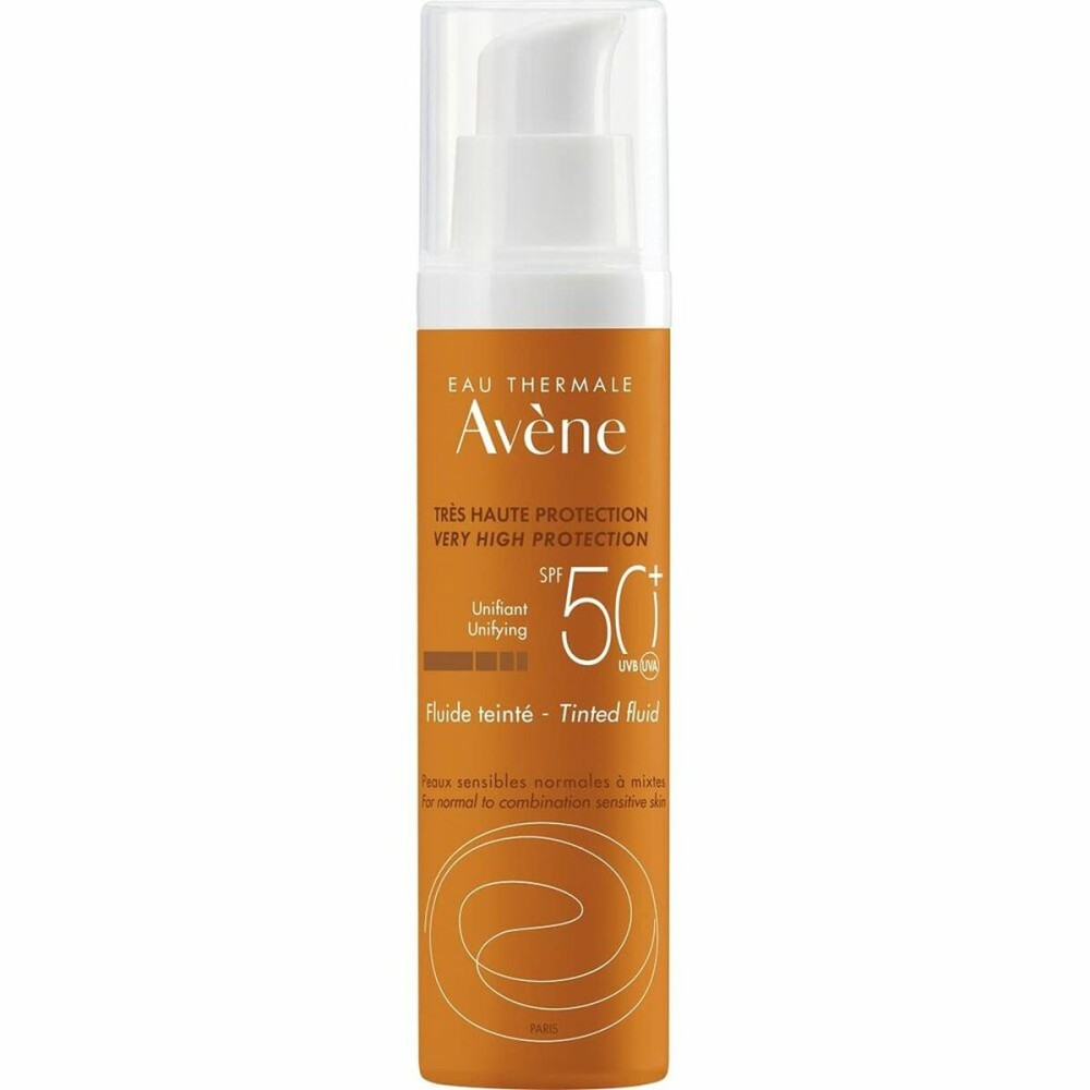 Sun Protection with Colour Avene Tinted Fluid SPF50+ (50 ml)