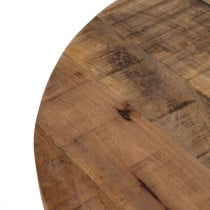 Tabletop Beige Mango wood 80 x 80 x 3 cm Circular Occasional