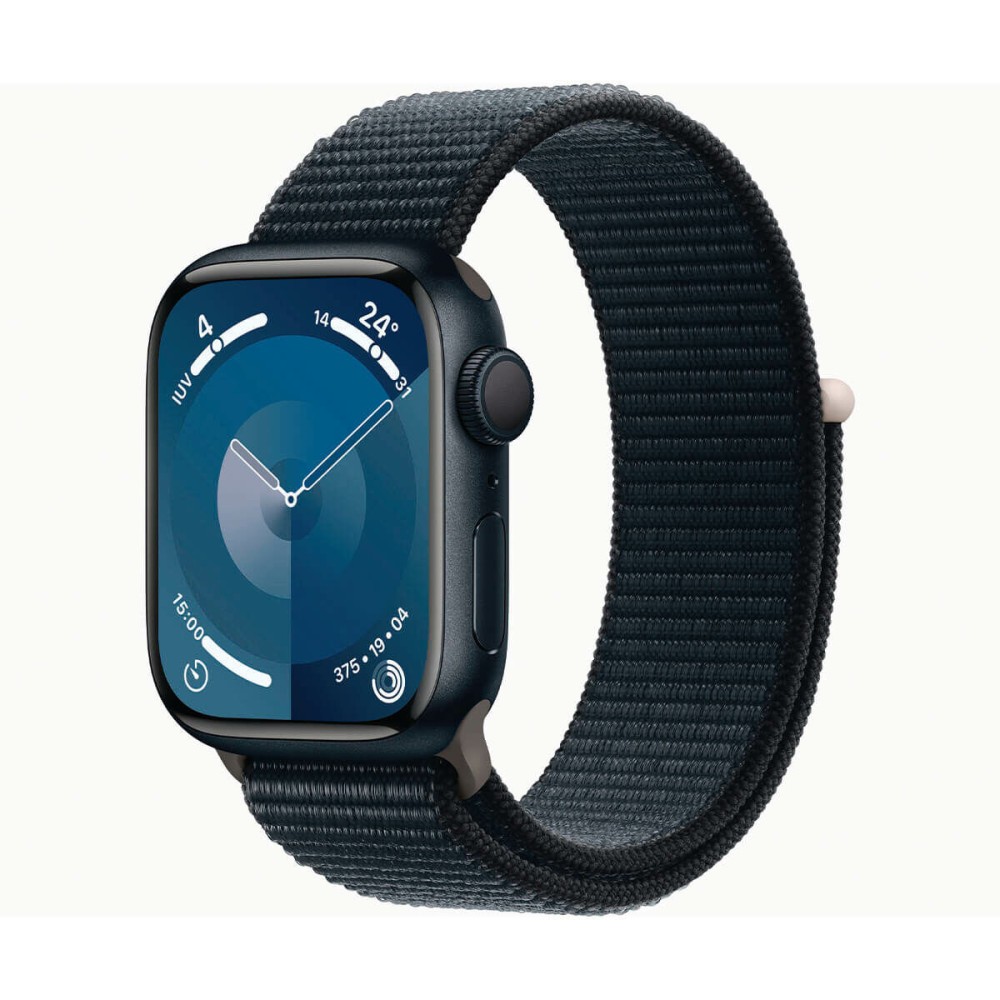 Montre intelligente Apple Series 9 Noir 1,9" 45 mm