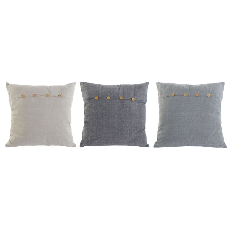 Coussin Home ESPRIT Bleu Beige méditerranéen 60 x 20 x 60 cm (3 Unités)