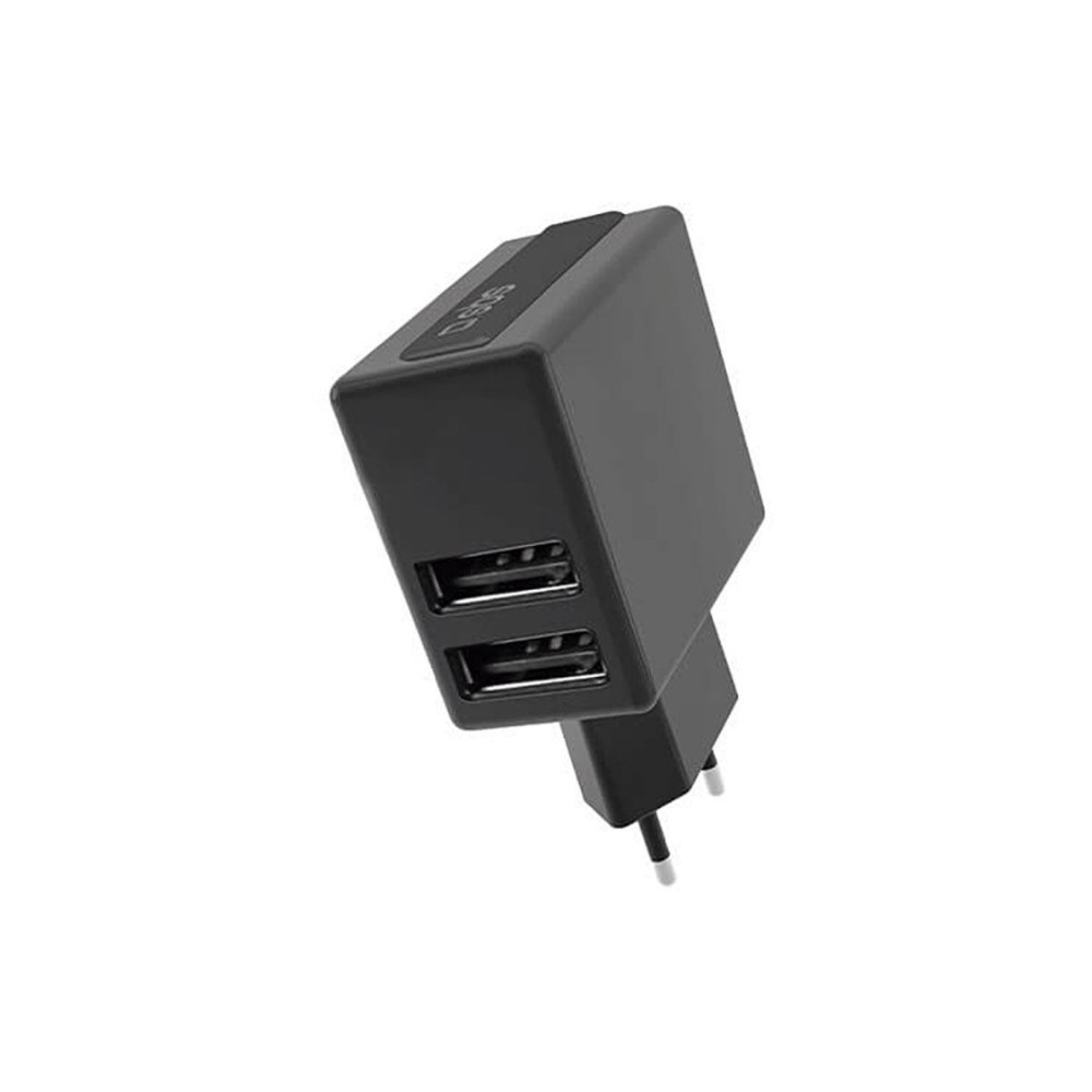 Wandladegerät SBS TETRAV2USB2A Schwarz