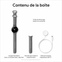 Montre intelligente Google Pixel Watch GA04300 Noir mat 1,2" 294 mAh LTE