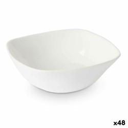 Bowl Vivalto LFW-50 White Opaline glass Squared 11 x 4 x 11 cm (48 Units)