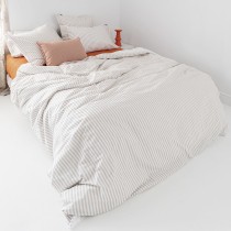 Housse de Couette HappyFriday Beige Lit de 120 200 x 200 cm