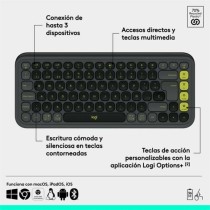 Wireless Keyboard Logitech Grey Spanish Qwerty QWERTY