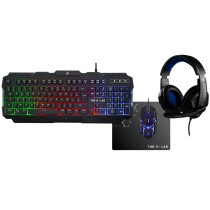 Keyboard and Mouse The G-Lab G-LAB COMBO ARGON KORP 100 Black French AZERTY (Refurbished A)