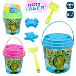 Set de jouets de plage Juinsa Tortue 17 x 17 cm