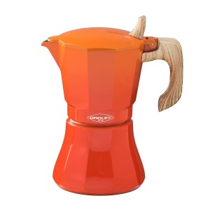 Cafetière Italienne petra Orange Aluminium 6 Tasses (Reconditionné B)