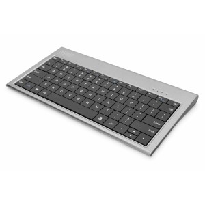 Keyboard Digitus DA-70885 Spanish Qwerty QWERTZ Black/Silver