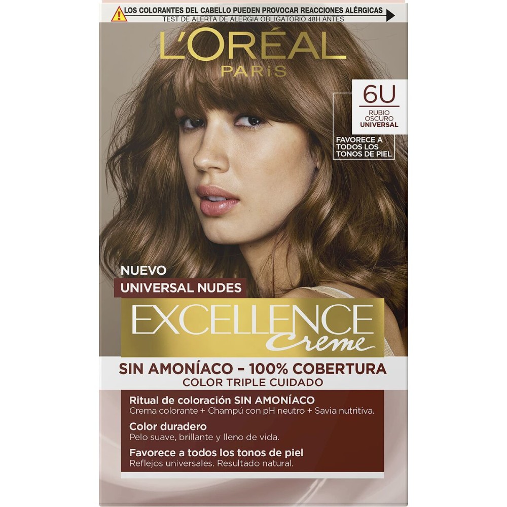 Teinture permanente L'Oreal Make Up Excellence Blond foncé