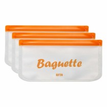 Ensemble de sac alimentaire réutilisable Quttin 3 Pièces 30 x 15 cm (18 Unités)