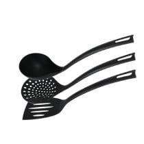 Set of Kitchen Utensils Quttin   Nylon Black 3 Pieces (20 Units)