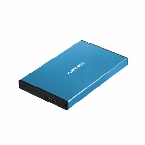 Boîtier pour disque dur Natec Rhino GO Bleu 2,5"