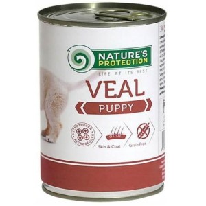 Wet food NATURE'S PROTECTION Puppy Ternera Veal 400 g