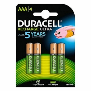 Rechargeable Batteries DURACELL StayCharged AAA (4pcs) HR03 AAA 1,2 V AAA