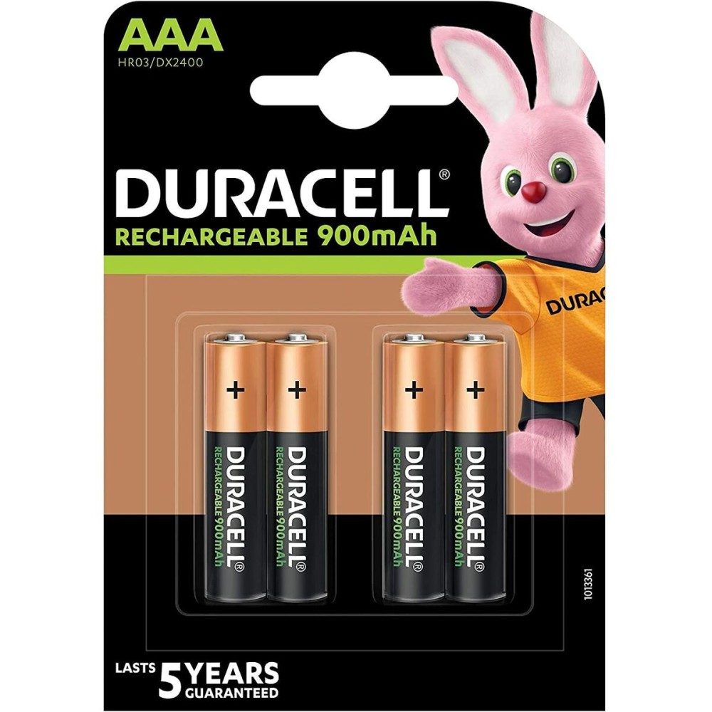 Piles Rechargeables DURACELL StayCharged AAA (4pcs) HR03 AAA 1,2 V AAA