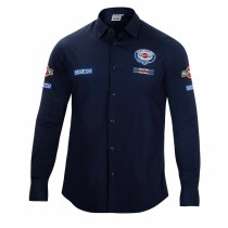 Herren Langarm-Hemd Sparco Martini Racing Größe XL Marineblau