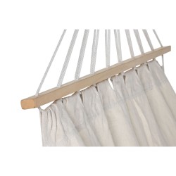 Hanging Hammock Home ESPRIT White Fringe 200 x 100 x 5 cm