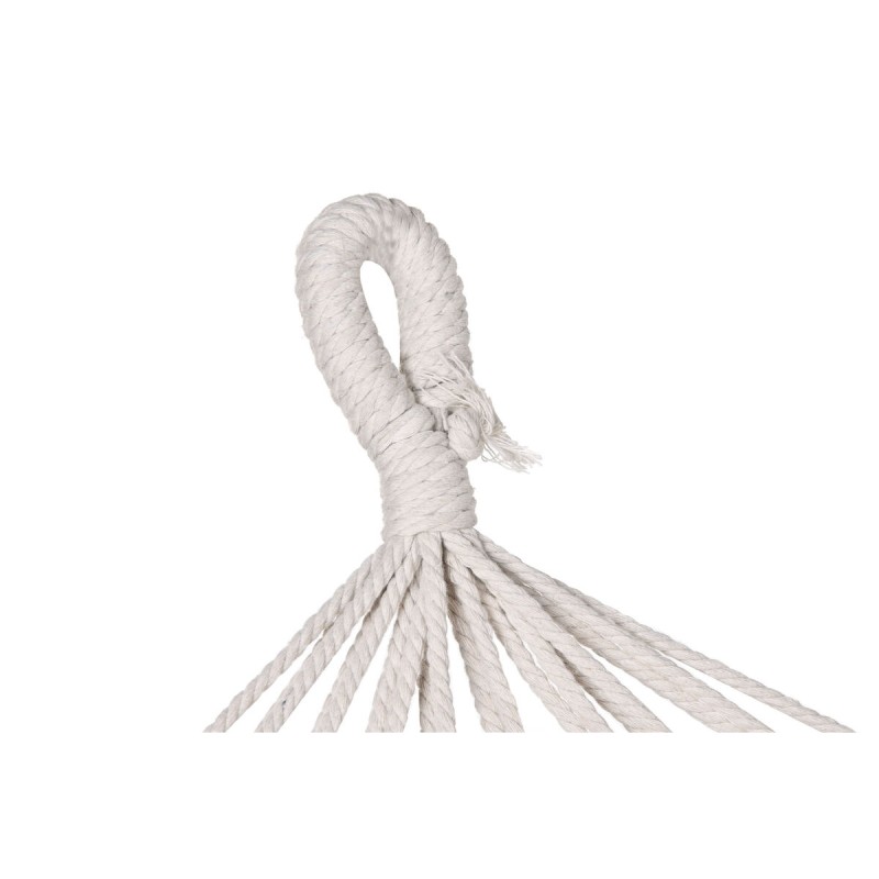 Hanging Hammock Home ESPRIT White Fringe 200 x 100 x 5 cm