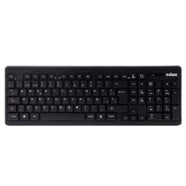 Clavier et souris sans fil Nilox NXKMWE0001 Noir Espagnol Qwerty QWERTY