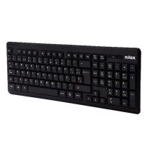 Clavier et souris sans fil Nilox NXKMWE0001 Noir Espagnol Qwerty QWERTY