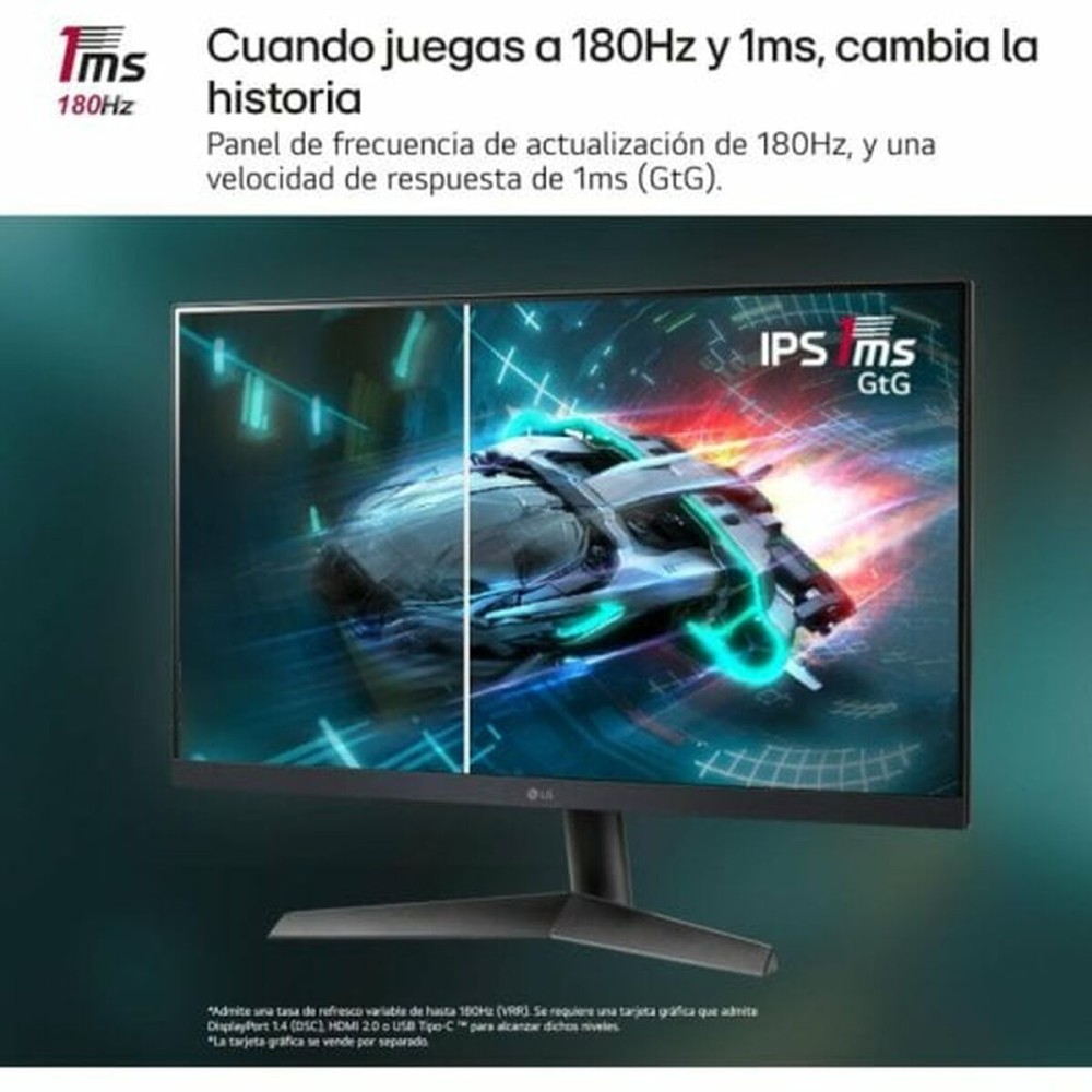 Gaming Monitor LG 27GS60F-B Full HD 27" 180 Hz