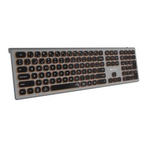 Bluetooth-Tastatur Subblim SUBKB-3MIE310 Grau Qwerty Spanisch