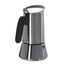 Italienische Kaffeemaschine Bialetti Silberfarben Edelstahl 240 ml 6 Tassen