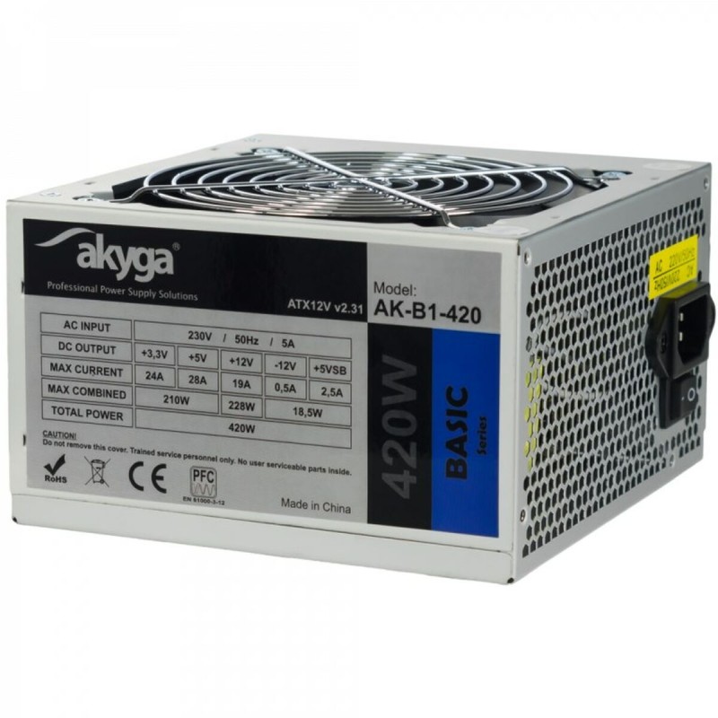 Bloc d’Alimentation Akyga AK-B1-420 420 W ATX RoHS CE REACH