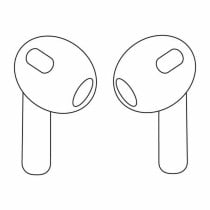 Écouteurs in Ear Bluetooth Apple AirPods Blanc