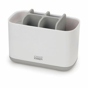 Toothbrush Holder Joseph Joseph Easystore Large Grey White 1 Unit