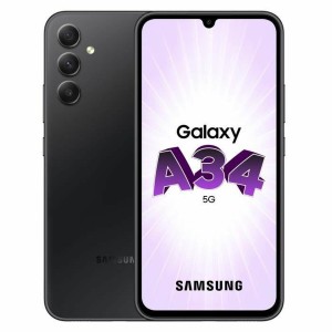 Smartphone Samsung A34 5G 6,6" 6 GB RAM 128 GB Schwarz Grau Stahl