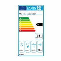 Hotte standard Mepamsa Modena 60 cm Acier 400 m3/h