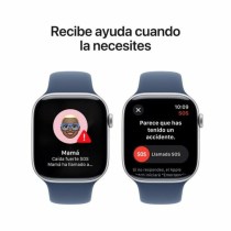 Montre intelligente Apple Series 10 Bleu Argenté 46 mm