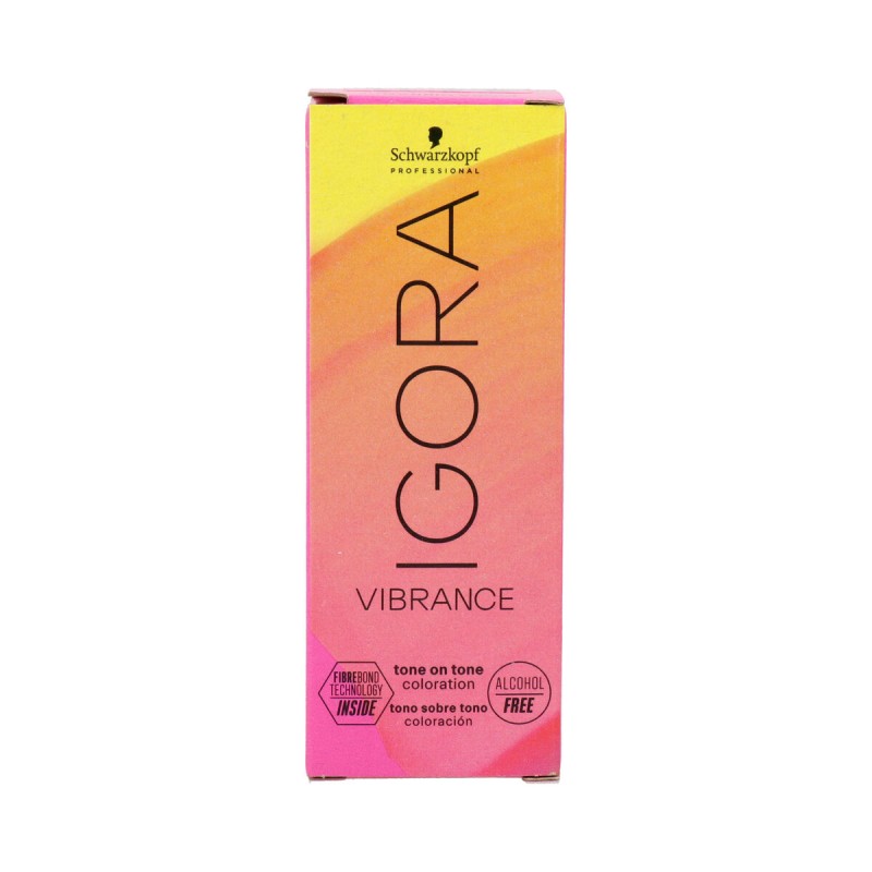 Teinture permanente Schwarzkopf Igora Vibrance Doré Nº 10-5 60 ml Mâteur de Couleur