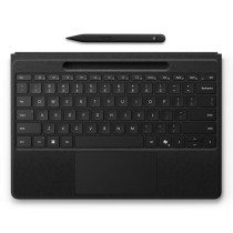 Tastatur Microsoft Y8U-00013 Schwarz Qwerty Spanisch