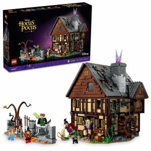 Construction set Lego Disney Hocus Pocus - La cabaña de las hermanas Sanderson 2316 Pieces