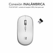 Mini Souris Optique Subblim SUBMO-RFM0001 Argenté