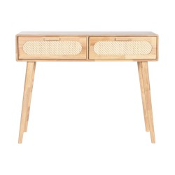 Console Home ESPRIT Metal Rubber wood 100 x 30 x 78 cm